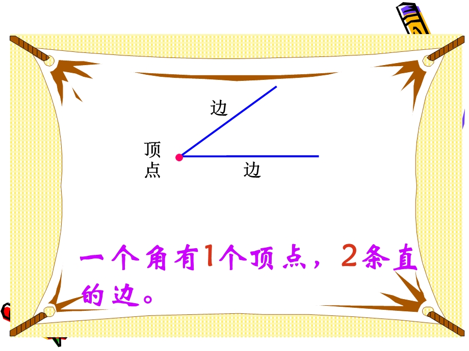 人教版二年级上册数学角的初步认识复习课件.ppt_第2页