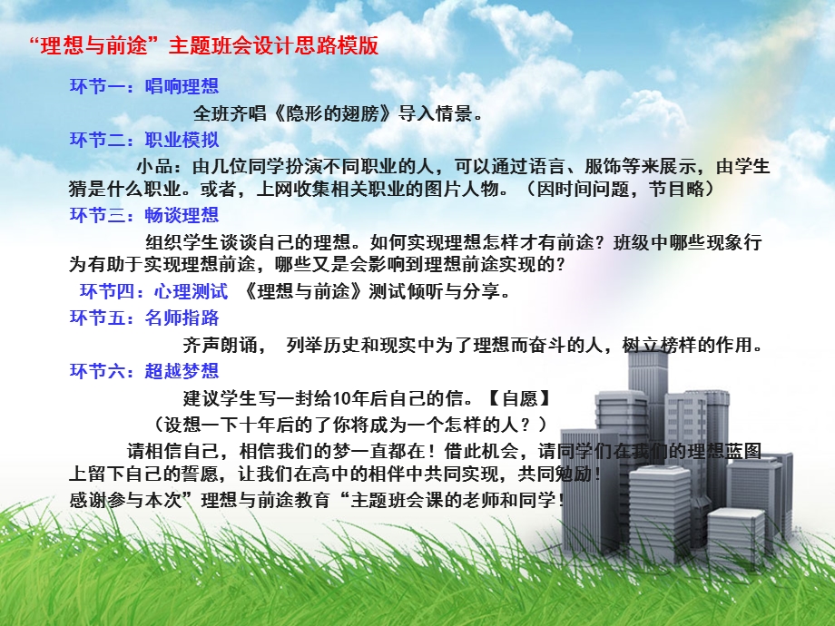 高二理想与前途主题班会课件.ppt_第2页