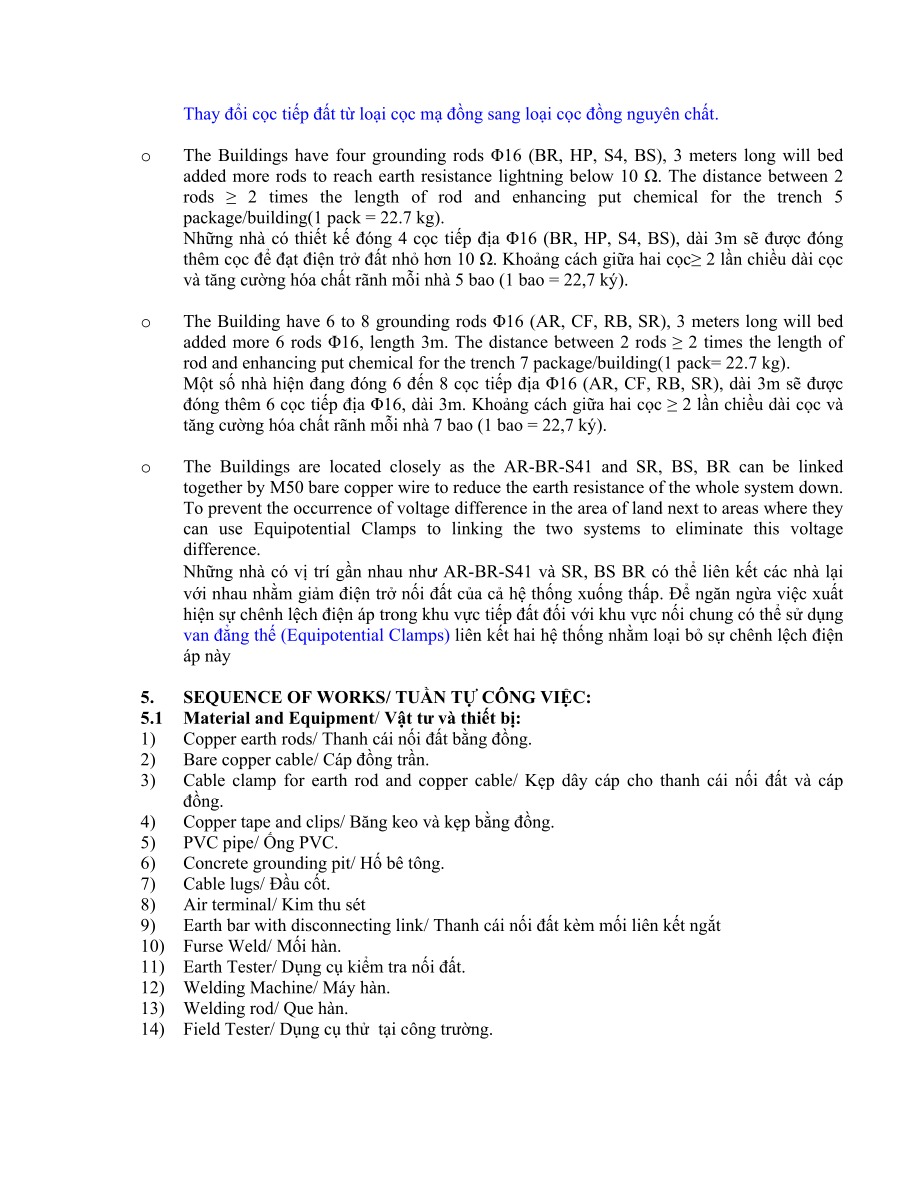 METHOD STATEMENT OF GROUNDING SYSTEM INSTALLATION.doc_第2页