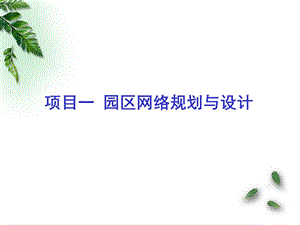 项目一园区网络规划与设计课件.ppt