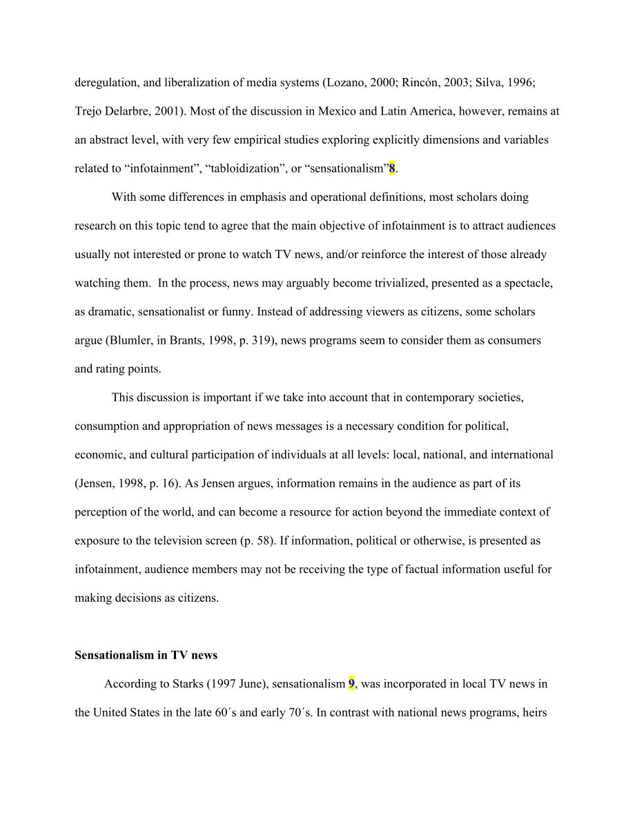 Infotainment in national TV news A comparative content analysis of Mexican, Canadian and US news programs.doc_第3页