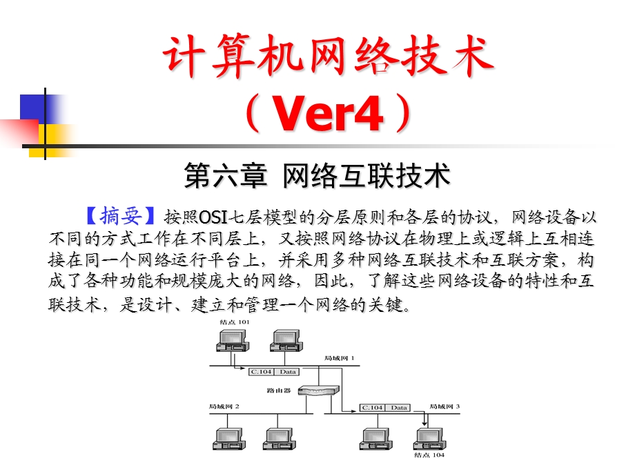 计算机网络技术课件(第6章)网络互联技术.ppt_第1页