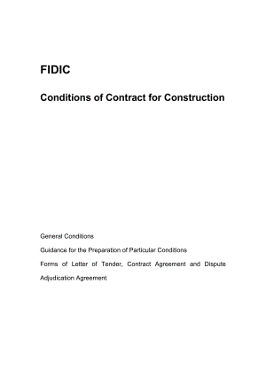 FIDIC红皮书（1999官方Word版）Conditions of Contract for Construction.doc