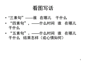 一年级看图说话(系统、全面整理)(课堂PPT)课件.ppt