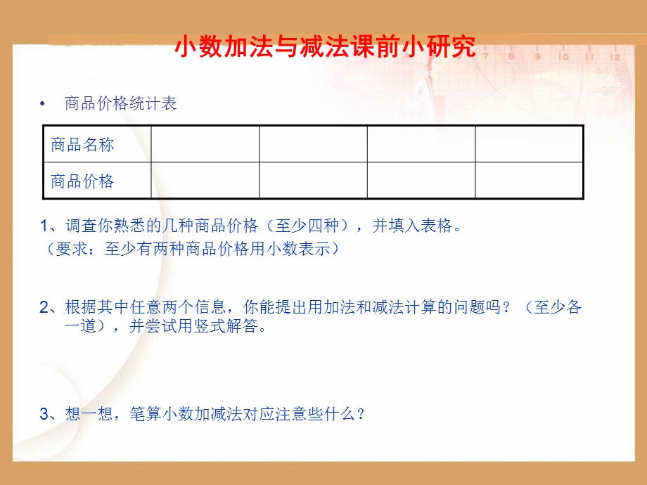 人教版四年级数学下册《小数的加法和减法》教学设计课件.ppt_第2页