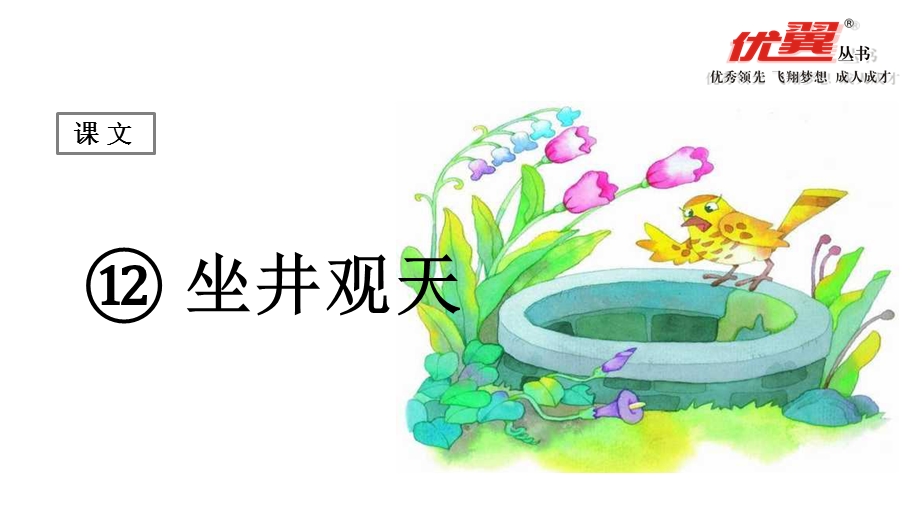 坐井观天最新人教版小学语文二年级上册精品资料全国青年教师素养大赛一等奖课件.ppt_第1页