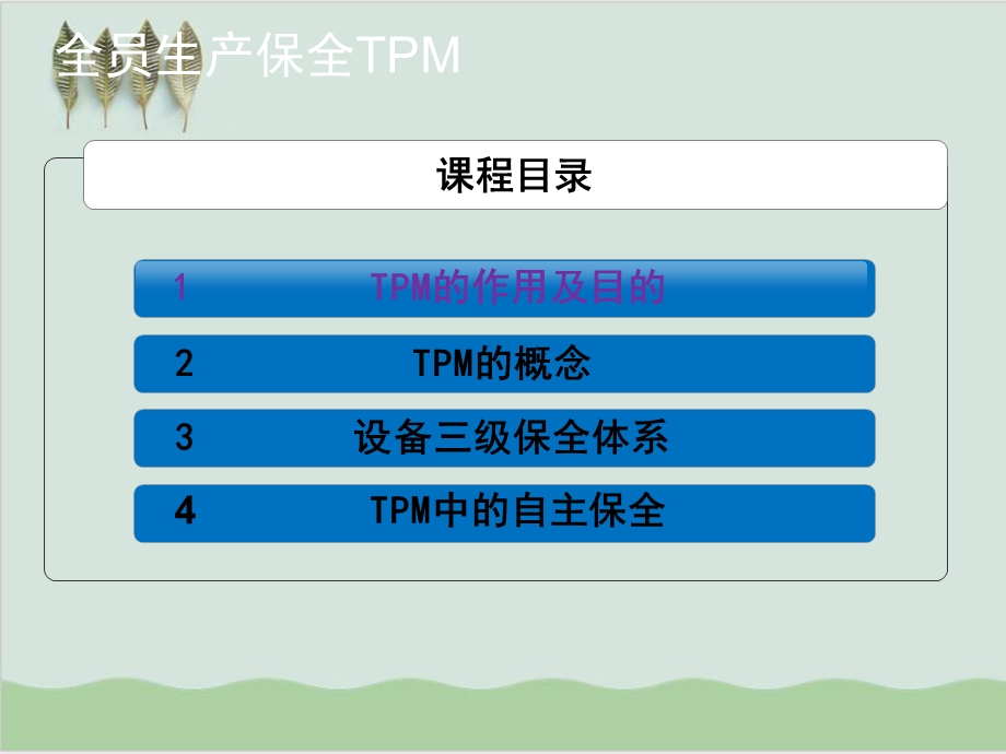 全员生产维护TPM课程培训课件.ppt_第2页