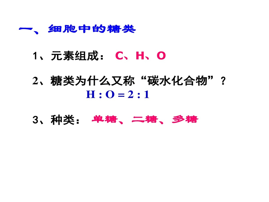 高一生物必修一糖类与脂质课件.ppt_第3页