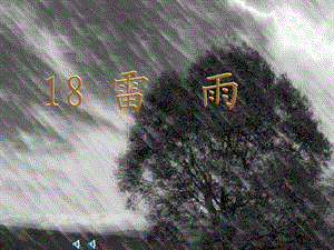 人教版小学语文二年级下册《18.雷雨》课件.ppt