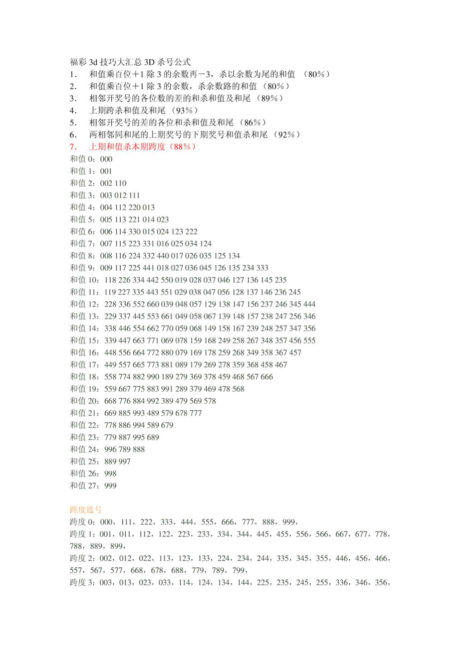 福彩3D杀号技巧大汇总和3D杀号公式1618659603.doc_第1页