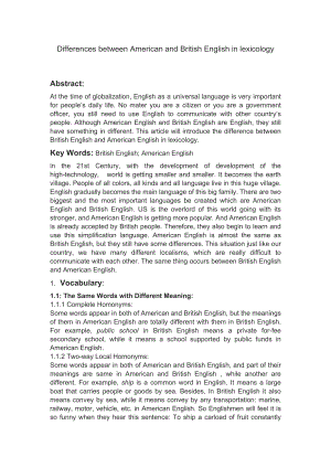 Differences between American and British English in lexicology.doc