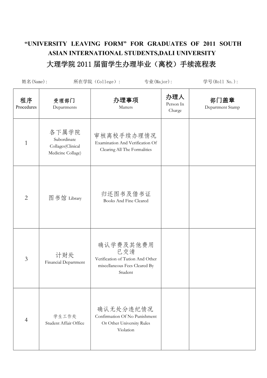 留学生离校手续表5.7.doc_第1页