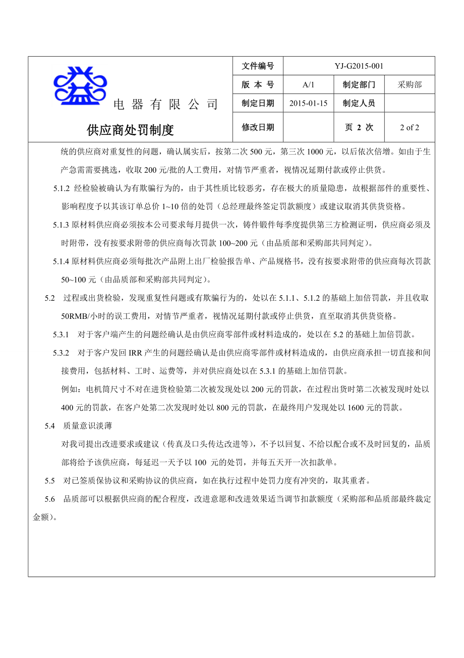 兴益公司供应商处罚制度.doc_第2页