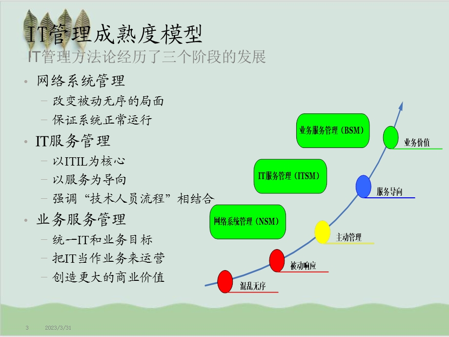 IT管理成熟度模型及其运营面临的挑战课件.ppt_第3页