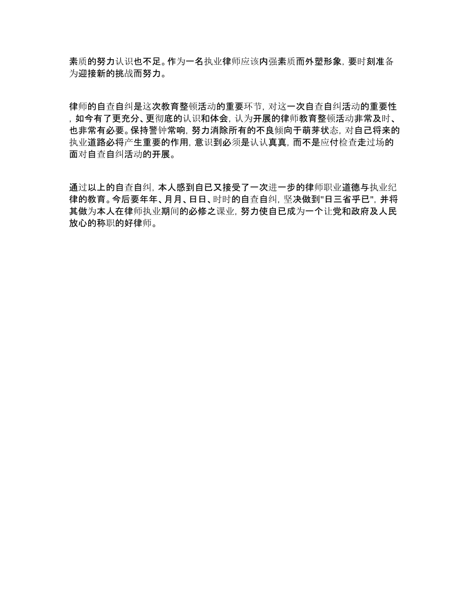 律师自查自纠报告.doc_第3页