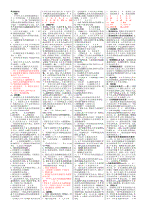 电大国家赔偿法复习资料1小抄.doc