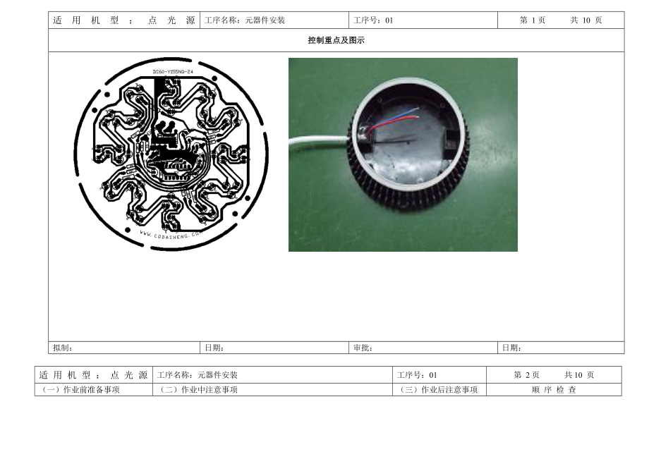 LOALED点光源作业指导书.doc_第1页