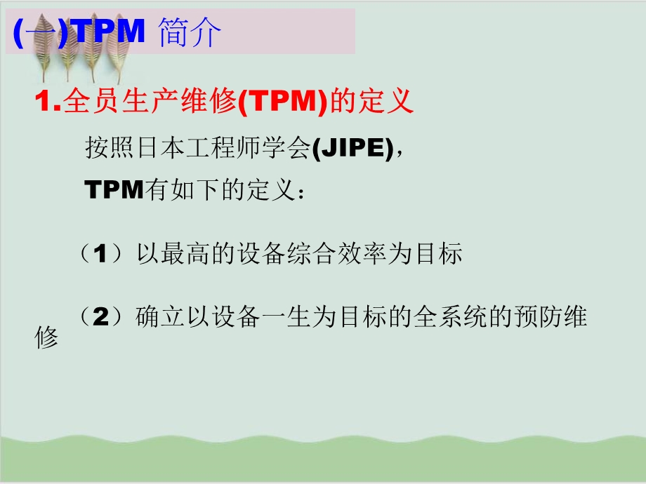 全员生产保全（TPM）推行方案说明课件.ppt_第3页