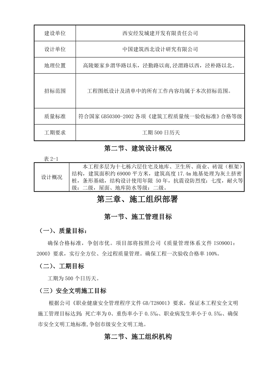 高陵姬家乡集中安置社区一期三标段工程多层施工组织设计.doc_第3页