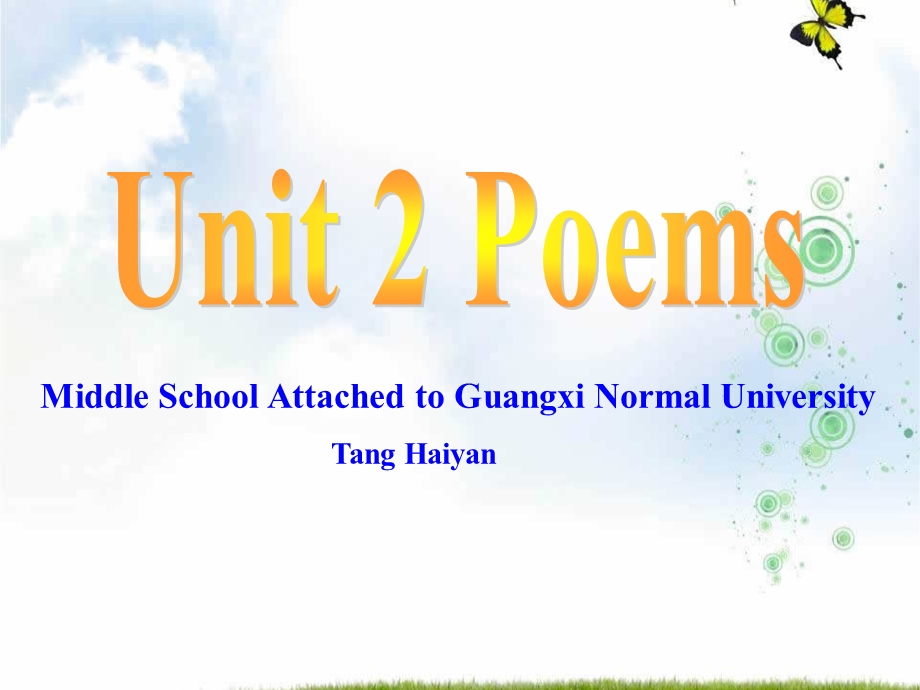 高二英语选修六人教版《Unit+2+Poem》Using+language》ppt课件.ppt_第1页