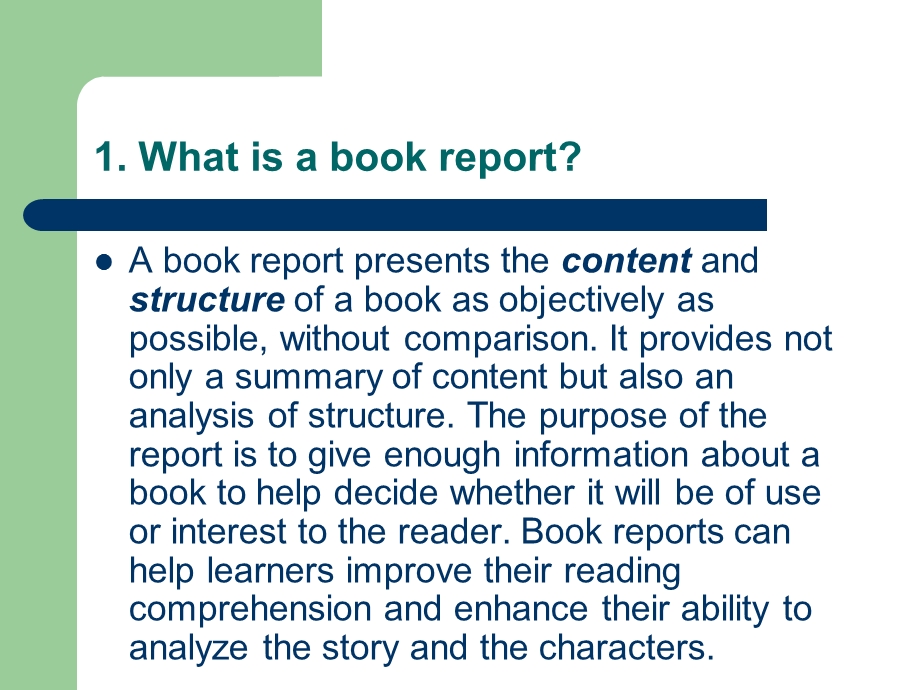 Lecture-5-Book-Report--英语专业写作-教学ppt课件.ppt_第2页