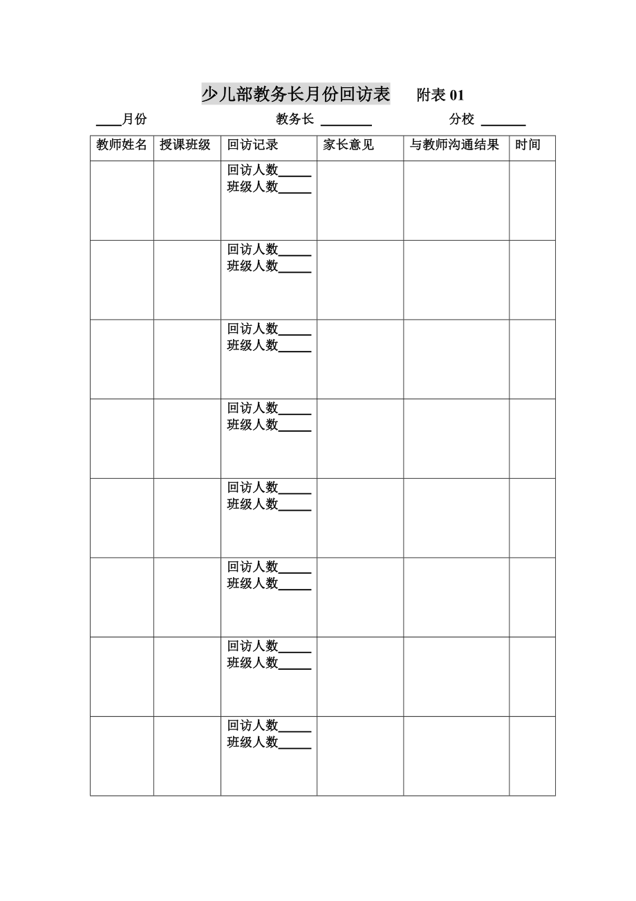 英语培训学校教务长职责附表.doc_第3页