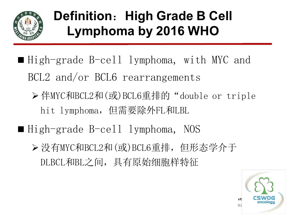 高级别B细胞淋巴瘤ppt课件.pptx_第2页