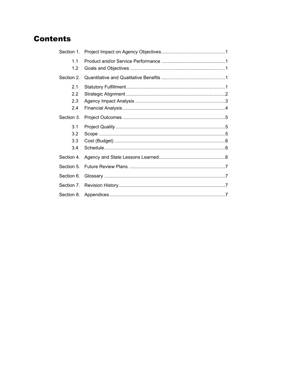 PostImplementation Review 0f Business Outcomes实施后回顾的业务成果.doc_第3页