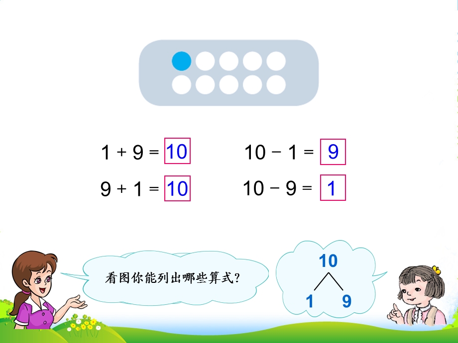 人教版小学数学10的加减法2-ppt课件.ppt_第3页