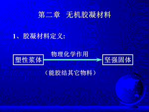 第二章无机胶凝材料土木工程材料课件.ppt