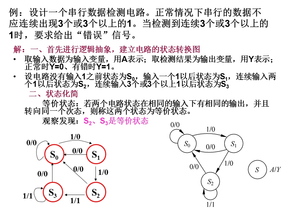 同步时序逻辑电路的设计方法课件.ppt_第3页