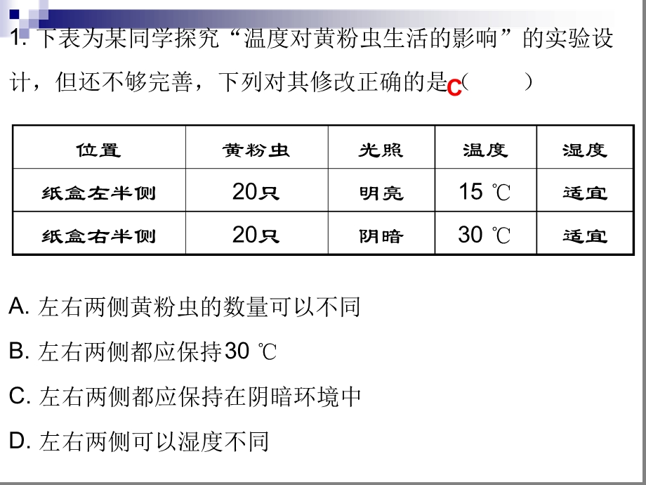 中考生物总复习专题十七科学探究ppt课件.ppt_第2页