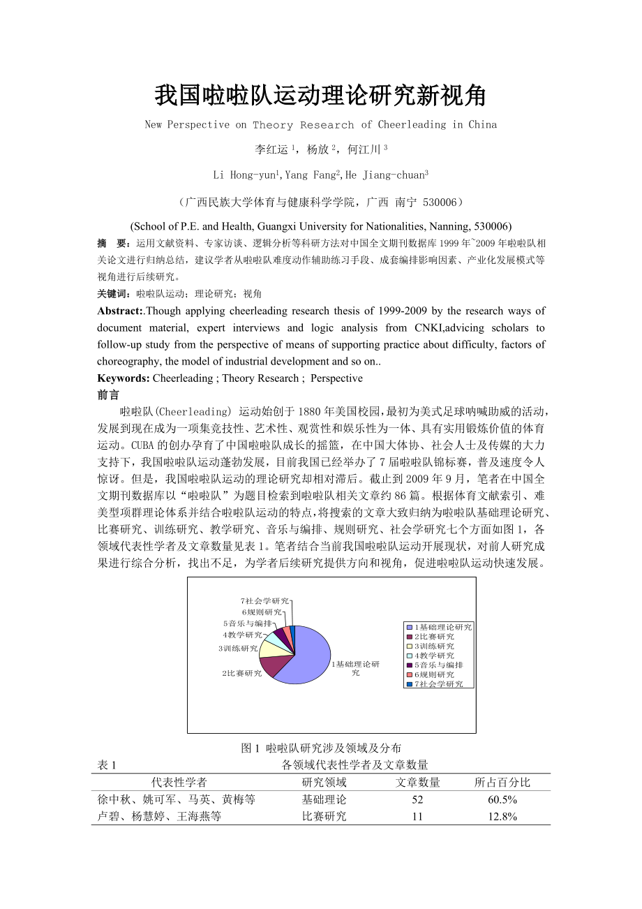 我国啦啦队运动理论研究新视角.doc_第1页