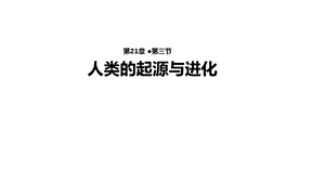 《人类的起源与进化》(北师大)课件.pptx