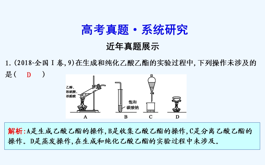 高三化学二轮复习配套ppt课件第一篇题型八化学实验基础.ppt_第2页