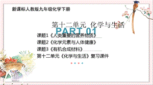 人教版九年级化学下册第十二单元《化学与生活》课件.ppt
