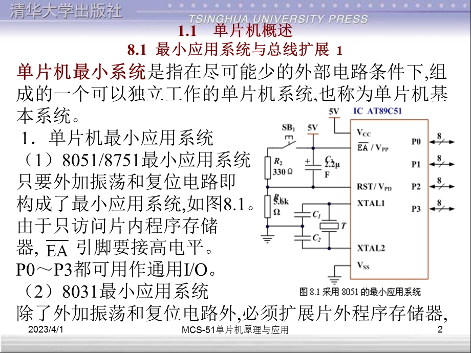 介绍了片外程序存储器和数据存储器扩展包括大容量存储课件.ppt_第2页