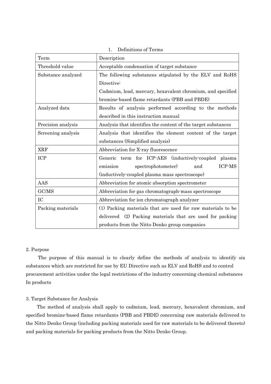 05103培训体系管理培训咨询辅导日东Method for Analyzing Substances.doc_第2页