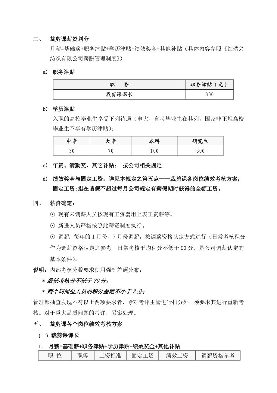 服装企业裁剪课架构与绩效考核.doc_第2页