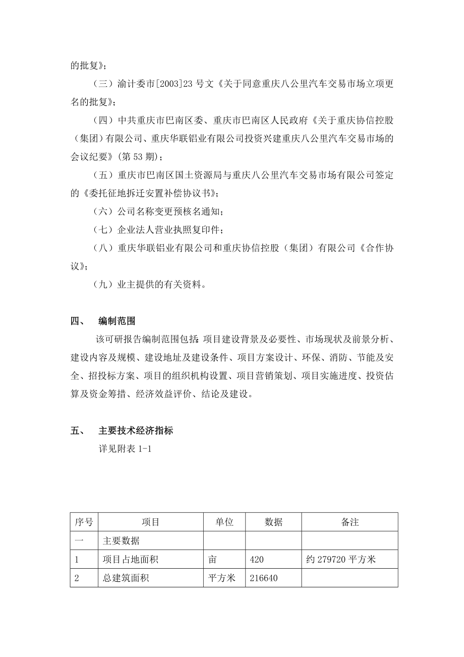 可研报告重庆西部国际汽车城项目可行性研究报告09464.doc_第3页