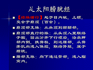 淮阴卫校--足太阳膀胱经(重点)课件.ppt