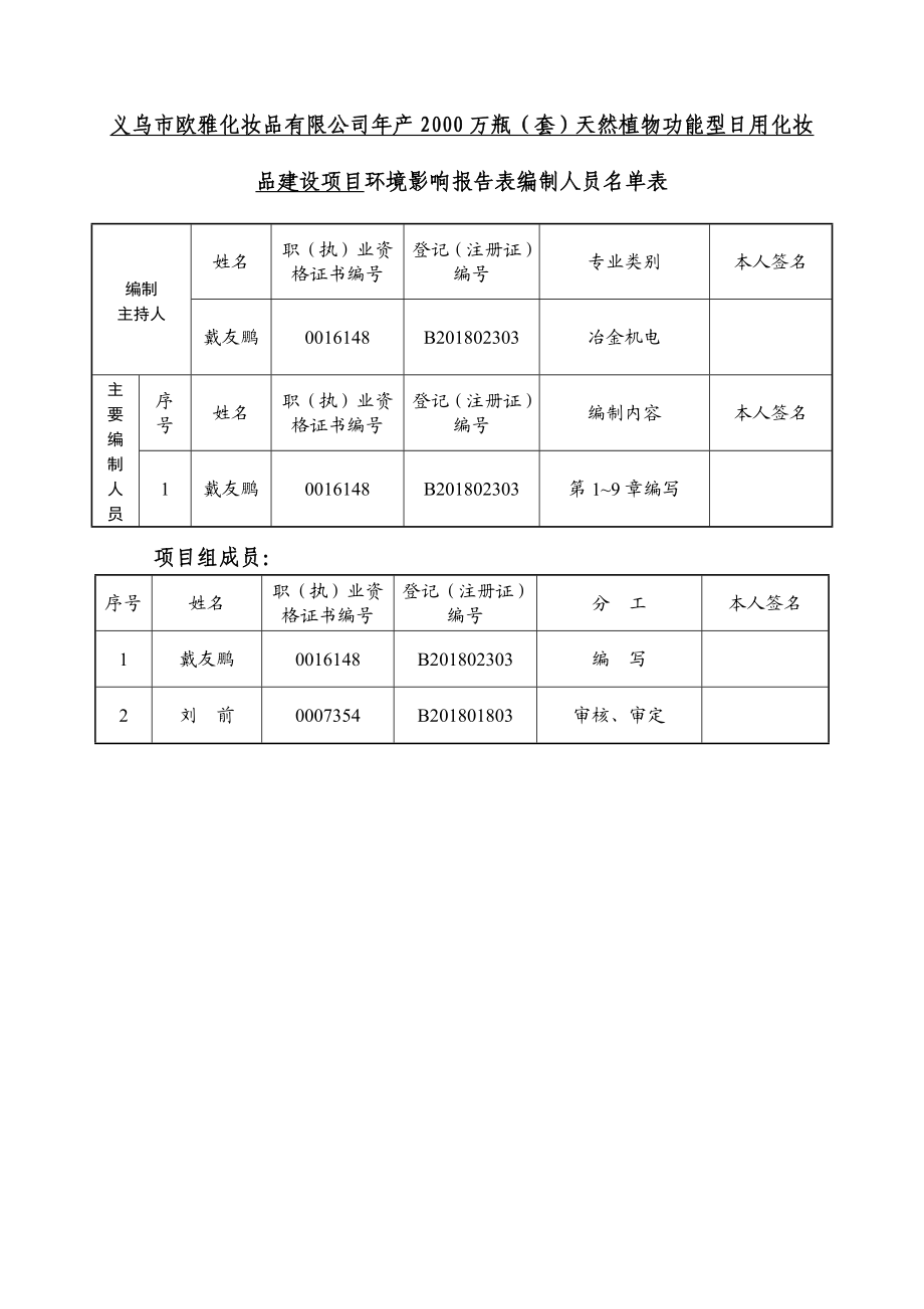 环境影响评价报告公示：欧雅化妆品万瓶套天然植物功能型用化妆品建设佛堂镇环评报告.doc_第3页