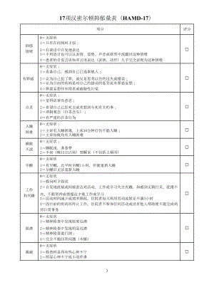 汉密尔顿抑郁量表.doc