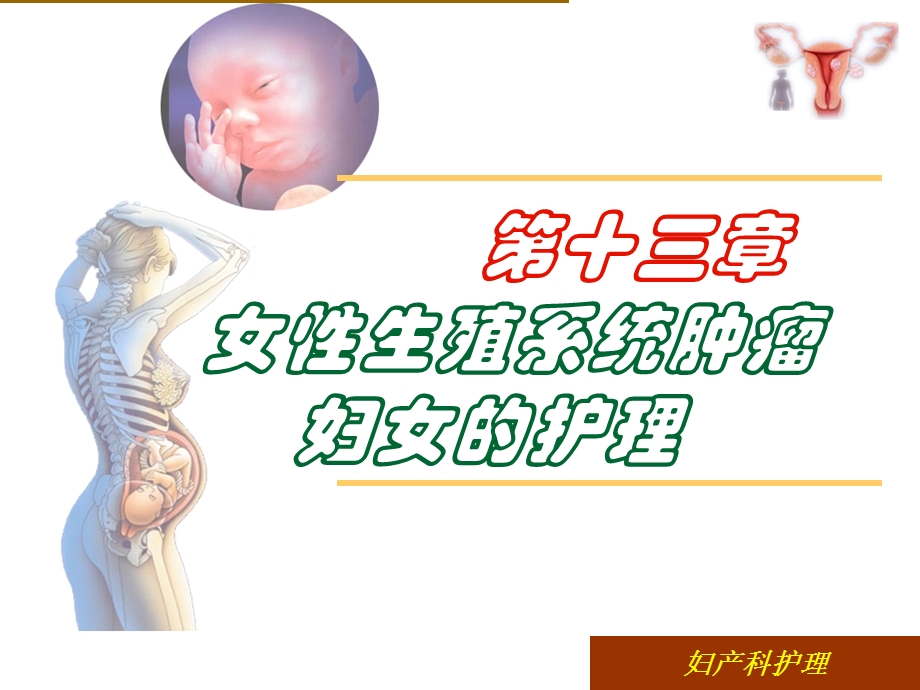 第十六章女性生殖系统肿瘤的护理ppt课件.ppt_第1页