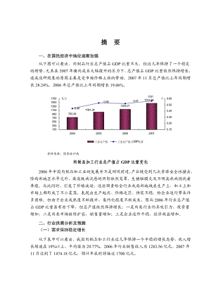 肉制品行业风险分析报告.doc