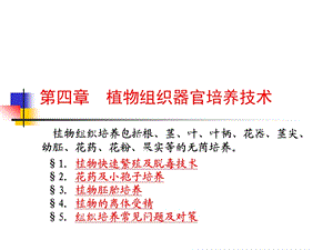 植物组织器官培养技术ppt课件.ppt