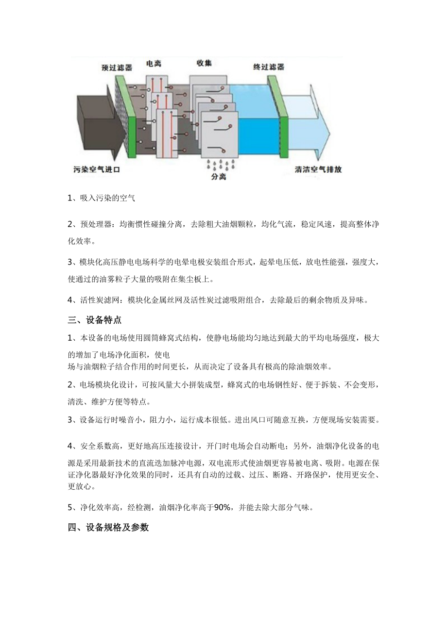 YTQ JD系列静电油烟净化器是格蓝环保为了追求目测无烟.doc_第2页