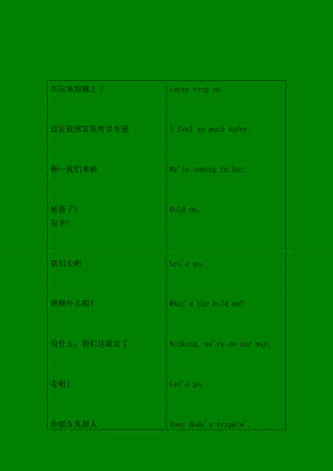 敢死队3 中英文字幕 看字幕学英语.doc