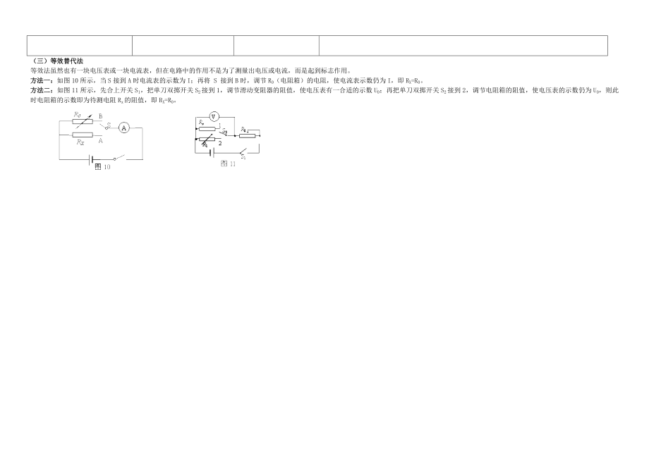 中考物理 伏安法测电阻专题 用多种方法测出未知电阻RX的阻值.doc_第3页