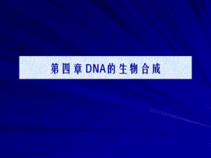 第六章DNA生物合成ppt课件.ppt